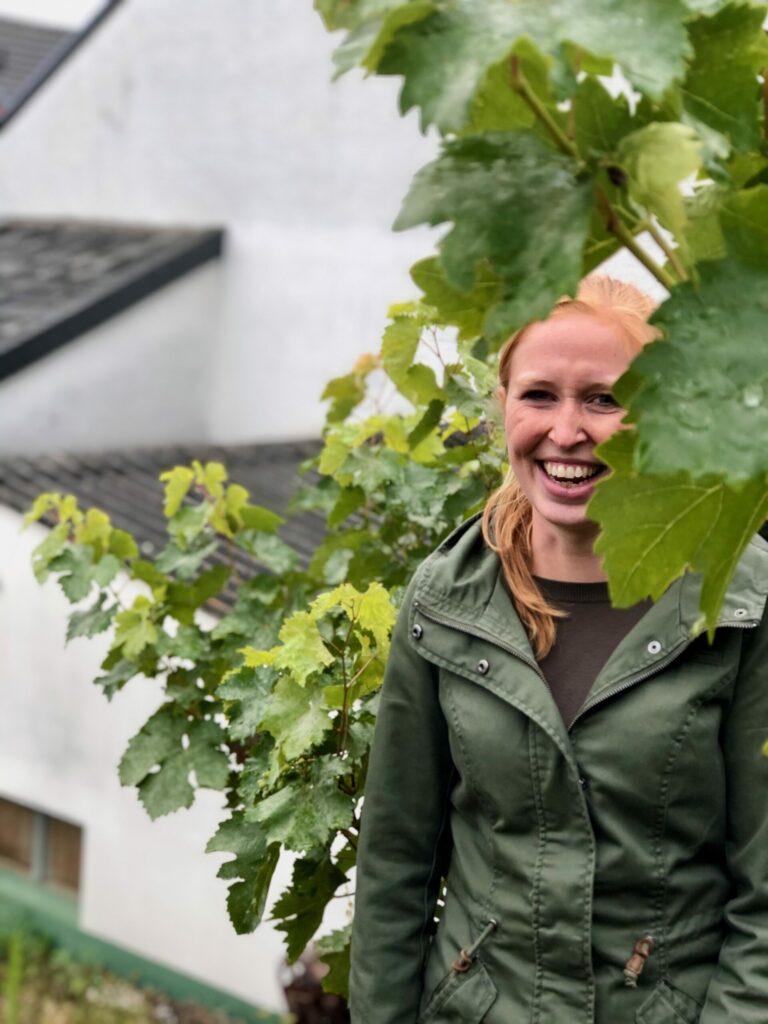 German winemaker Julia Bertram in the Ahr.