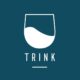 Trink Magazine logo of glass and wordmark