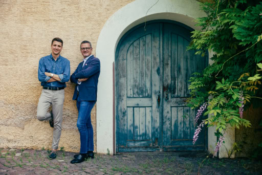 Two generations of winemaking: Martin and Niklas Foradori of J. Hofstätter in Alto Adige.