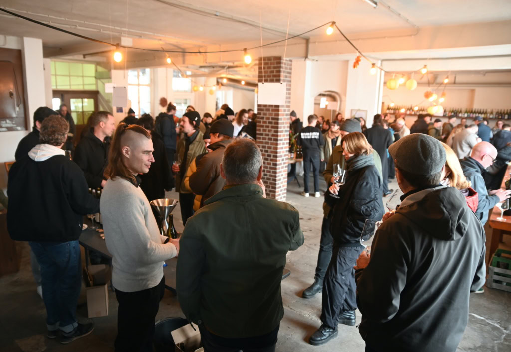 A gathering in Kitzingen of German winemakers